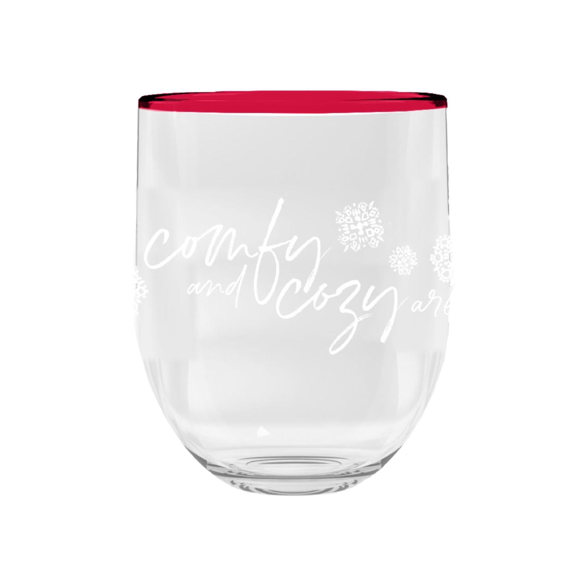 Picture of TarHong TT20750979 15 oz Holiday Cozy Stemless Glass, Melamine - Set of 6