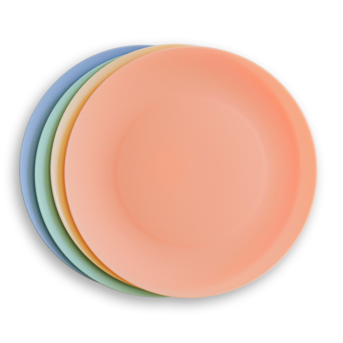 Picture of Abode Homewares DN23023783 10 x 0.6 in. TarHong Essential PP Dinner Plate, Multi Color - Set of 4