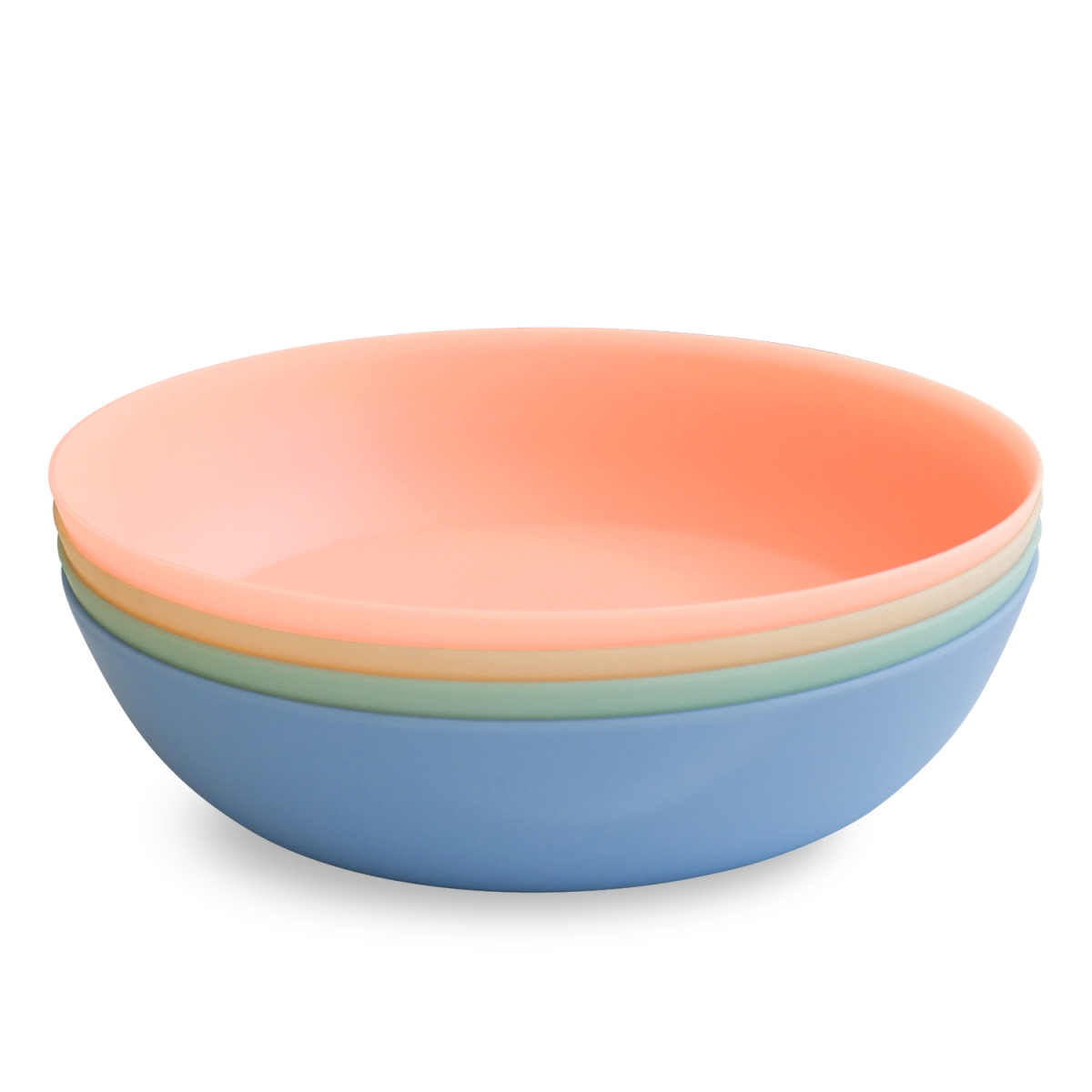 Picture of Abode Homewares DN23023981 8.6 x 2 in. TarHong Essential PP Low Bowls, Multi Color - Set of 4