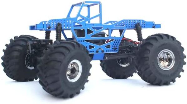 NC22386 Furitek Rampart Remote Control Truck Frame Kit for RC FCX24 Max Smasher - Aluminium Blue Version