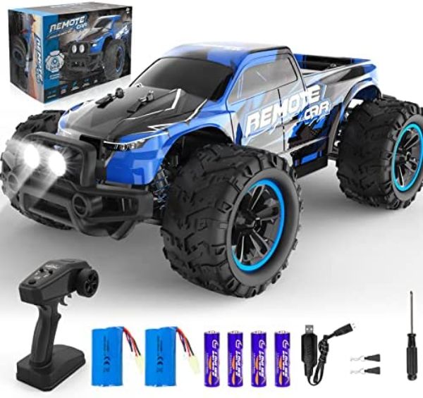 NC22389 1-16 Scale TEORON High Speed Remote Control Car with All Terrain RC Truck with Headlights -  netjett