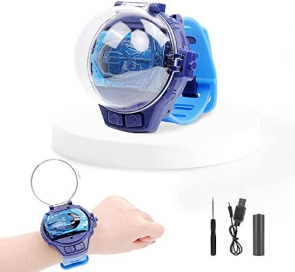 NC22281 2.4 Ghz Watch Remote Control Car Toy with New Mini Remote Control Racing - Blue