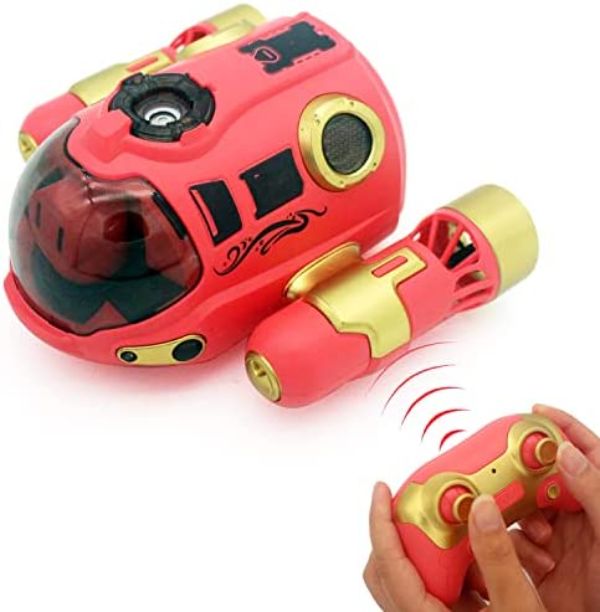 NC21660 2.4G Tipmant Radio Control Remote Control Speed Boat with Spray LED Light - Pink