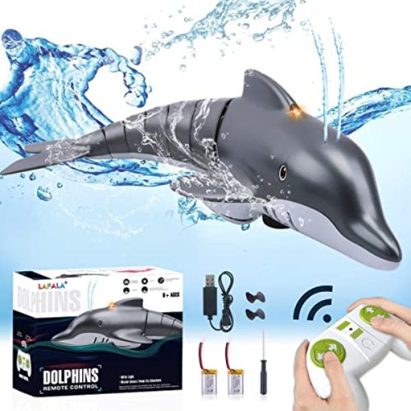 NC21667 2.4G LAFALA Remote Control Dolphin Toy with High Simulation Dolphin for Radio Control Boat