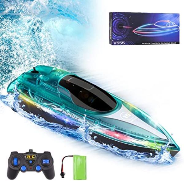 NC21676 F.U.Fitrota Electric Radio Control Boats with High Speed Remote Control for Kids
