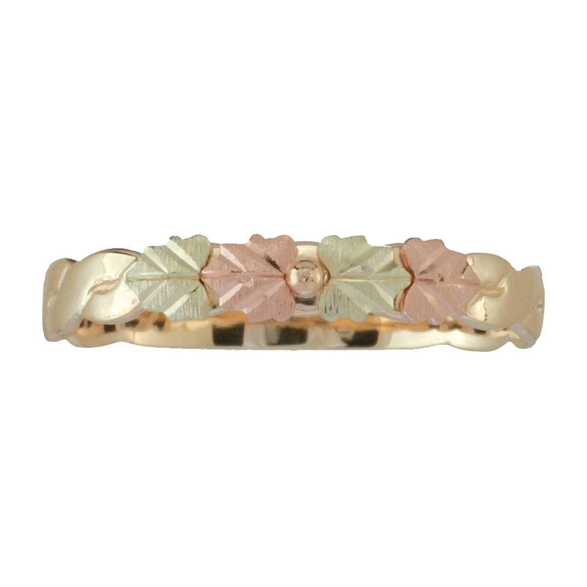 Picture of Black Hills Gold by TRJ G C1855 060 Black Hills Gold Ladies Woven 10kt Band - Size 6