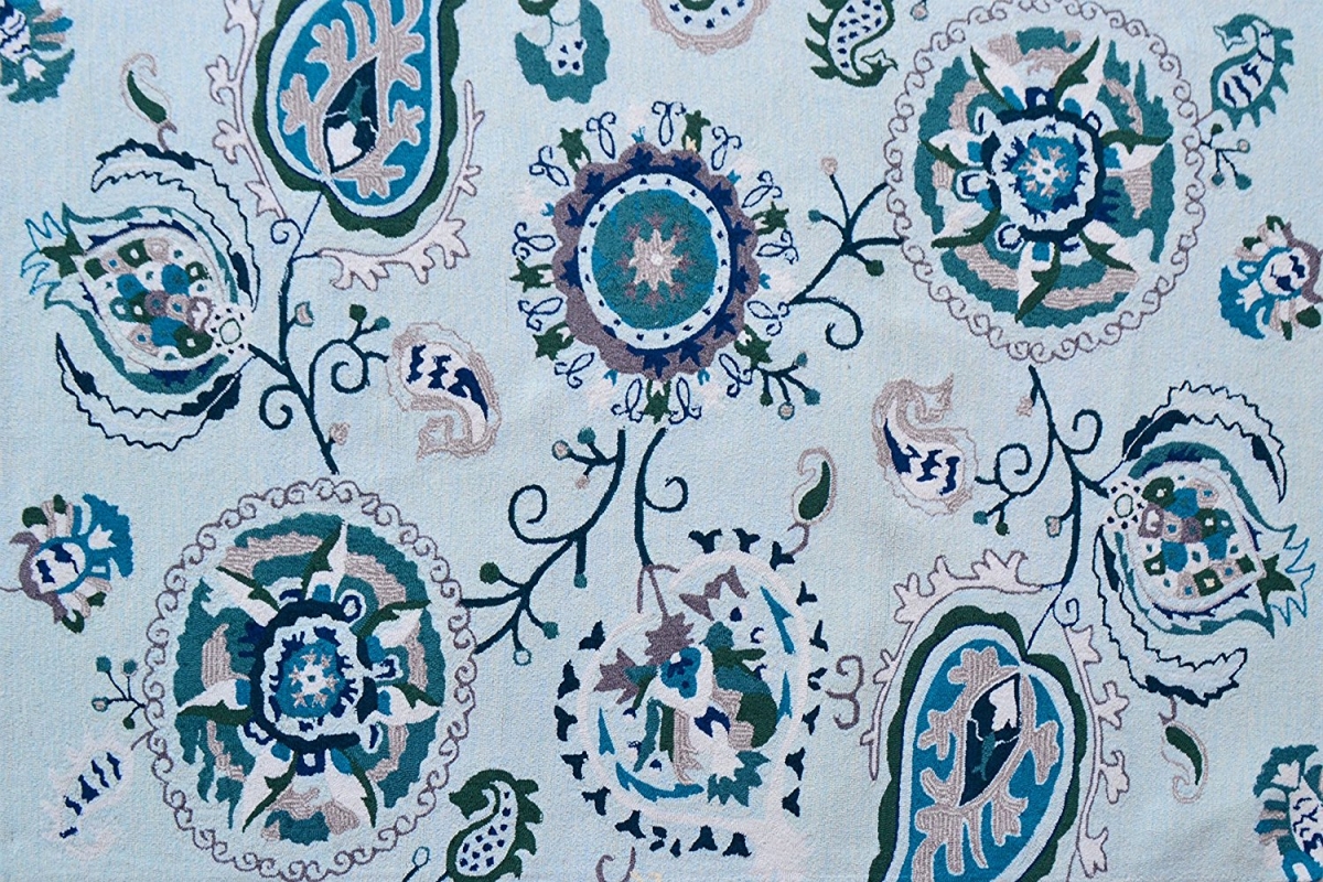 25655D 5 x 8 ft. Suzano Area Rug - Blue