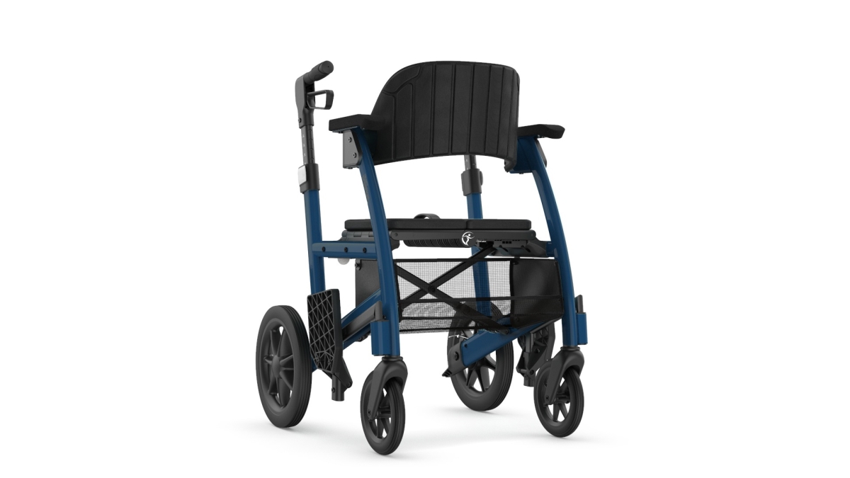 600-210007 Prestige Rollator & Transport Chair, Midnight Blue