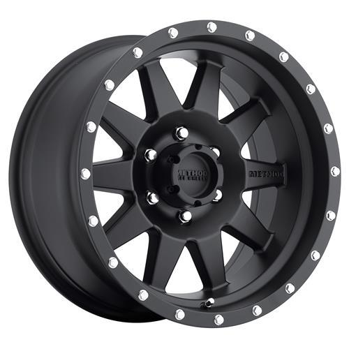 20 x 9 in. The Standard with 6 on 55 Bolt Pattern - Black Painted