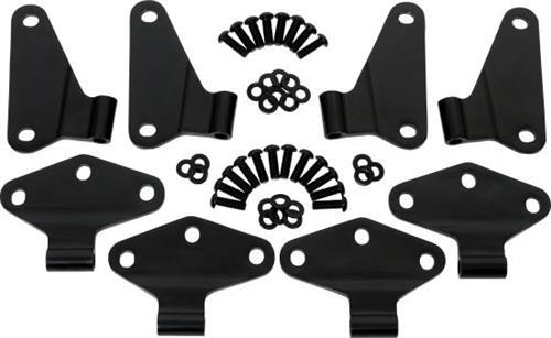 Body Door Hinge Set - Black Stainless Steel