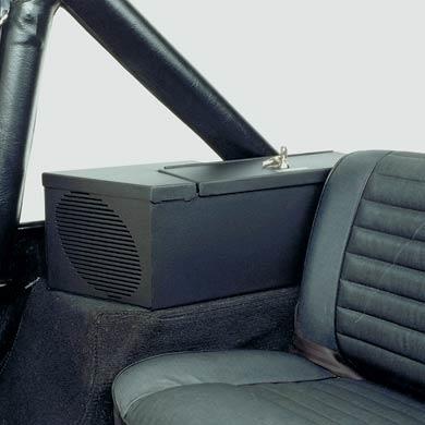 Speaker & Storage Lock Box Set - Black - Compact Design - Durable Finish