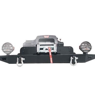 Planetary Winch Mounting Kit for 1997-2006 TJ Wrangler - Rubicon - Black