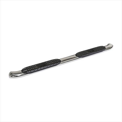 4 in. Pro Traxx Cab Length Oval Step Bars, Stainless Steel