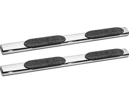 6 in. Pro Traxx Cab Length Oval Step Stainless Steel Bars