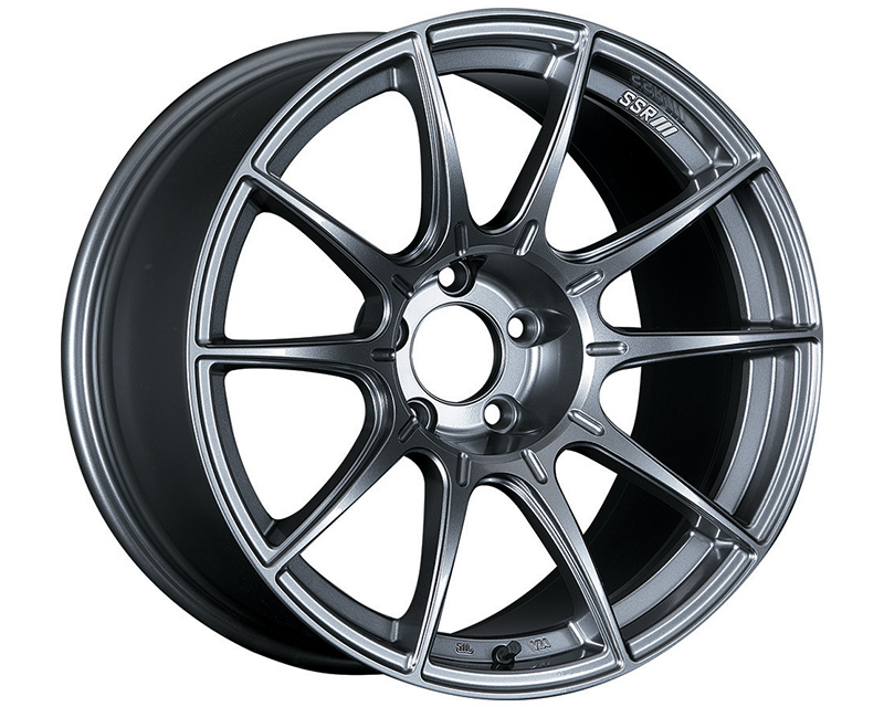 XA18105 Plus 1505GDK GTX01 18 x 10.5 5 x 114.3 15 mm Offset Dark Silver Wheel Evo X-G35-350Z-370Z