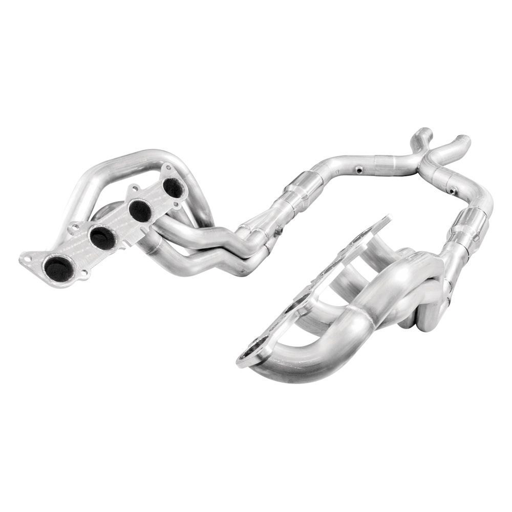 SM11HCATX 1.87 x 3 in. Headers Primaries High-Flow Cats X-Pipe for 2011-2014 Mustang GT