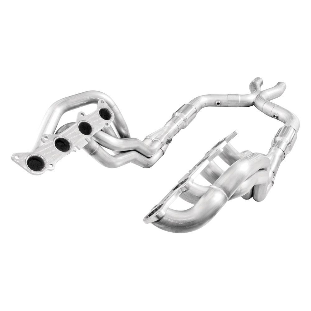 SM12HCATX 1.87 x 3 in. Headers Primaries High-Flow Cats X-Pipe for 2011-2014 Mustang GT