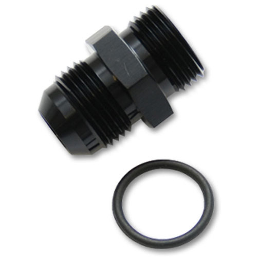 16841 12AN Flare to AN Straight Thread 0.16-12 with O-Ring Adapter Fitting