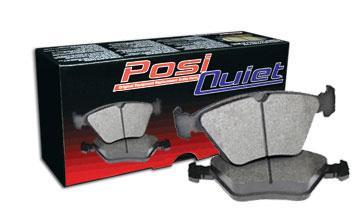 104.1108 Posi Quiet Rear Semi-Metallic Brake Pads for 2011-2013 Audi A3 & Volkswagen Golf-Eos