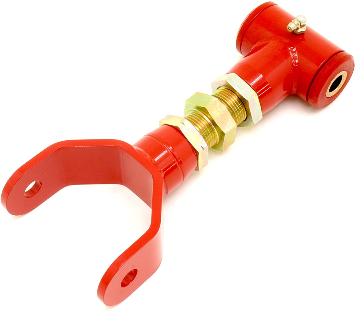 UTCA019R On-Car Adjustable Polyurethane Upper Control Arm for 2005-1200 Ford S197 Mustang, Red