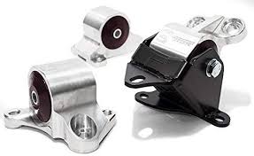 B10050-95A Silver Aluminum Mounts 95A Bushings for 1996-2000 Civic B-D Series