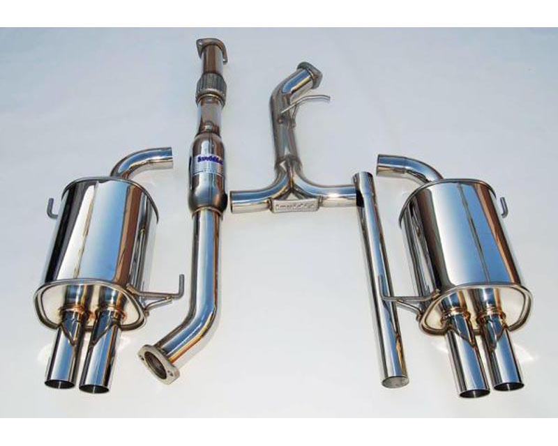 Stainless Steel Quad Tip Cat-back Exhaust for 2005 Plus Subaru Legacy GT