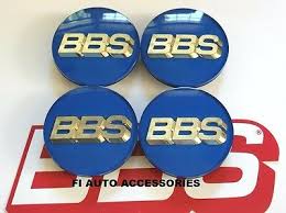 70.6 mm Blue & Gold Center Cap