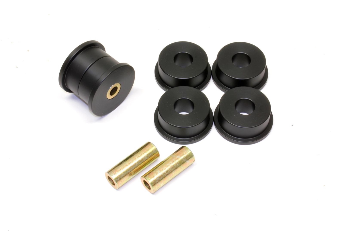 Race Version Differential Mount Delrin Bushing Kit for 2010-2015 Camaro 5th Generation, Black - Delrin