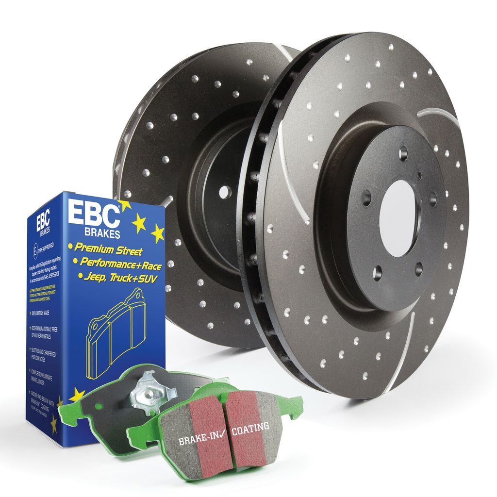 S3KF1081 S3 Kits Greenstuff 6000 & GD Rotors for 2005 Ford Excursion Eddie Bauer