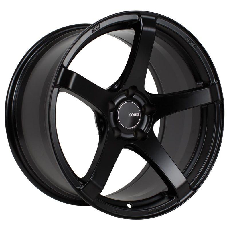Kojin 18 x 9.5 in. 5 x 114.3 Bolt Pattern 30 mm Offset 72.6 mm Bore Matte Black Wheel