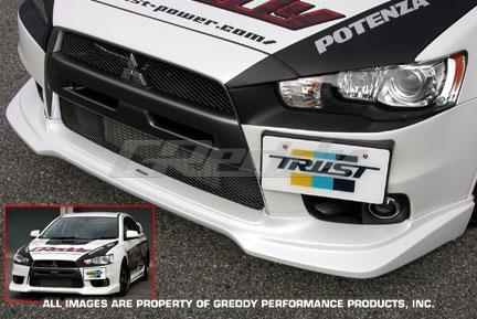 Urethane Front Lip Spoiler for 2008 Plus Mitsubishi Evolution X