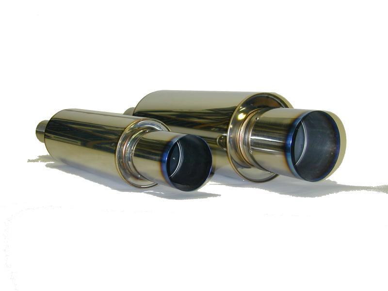 130 mm Universal Stainless Hi Power Titanium Muffler