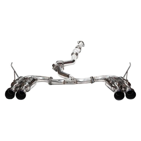 Cat-Back Exhaust System - Stainless Steel - Quad Rear Exit - Performance Boost