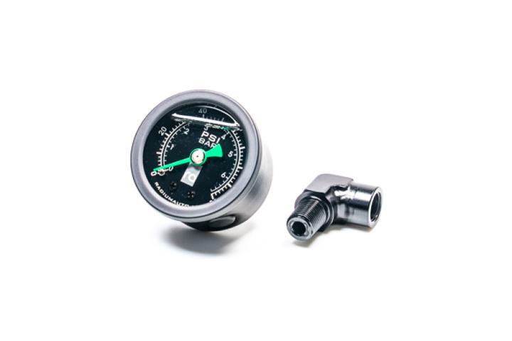 90 deg 0-100 psi Fuel Pressure Gauge with Adapter
