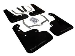 MF45-UR-BLK-GRY Black Mud Flap with Grey Logo for 2017 Plus Impreza UR