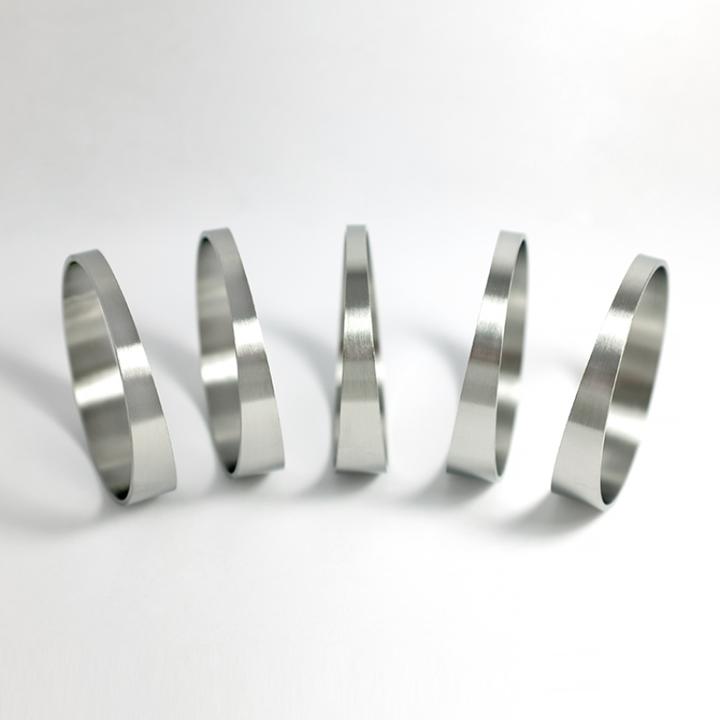 609-10201-0006 4.0 x 6 in. 1.5D Loose Radius 16 Gauge Pie Cut - Pack of 5