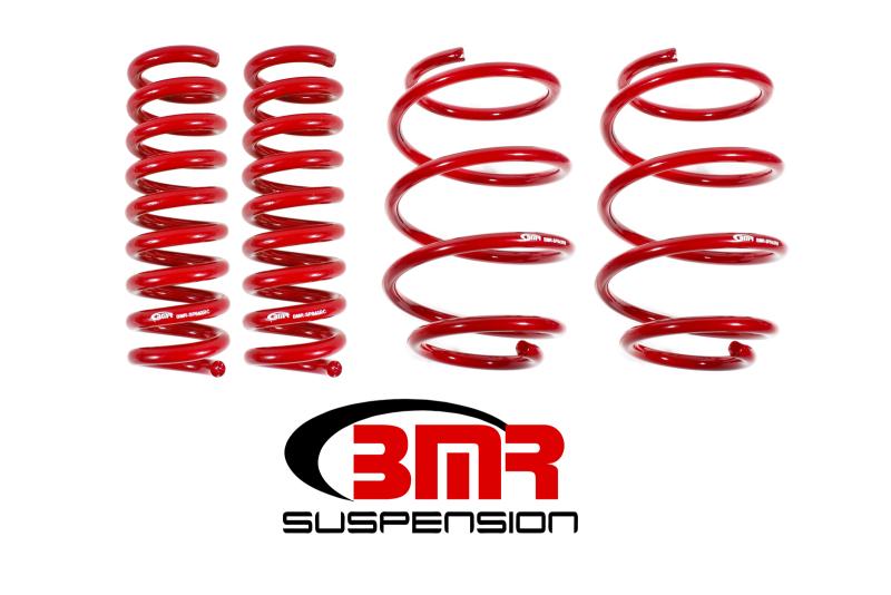 Red Performance Version Lowering Springs for 2016-2017 6th Gen Camaro V8 - Set of 4