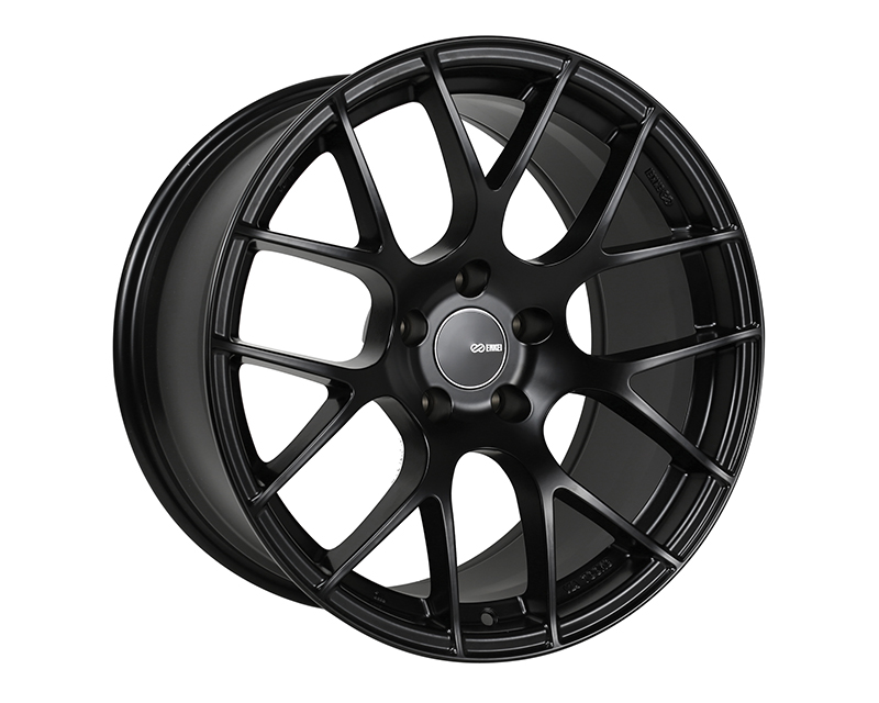 18 x 8.5 in. 45 mm Offset 5 x 100 Bolt Pattern 72.6 Bore Raijin Black Wheel