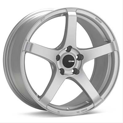 476-780-6535SP 17 x 8 in. 35 mm Offset Kojin Matte Silver Wheel - 5 x 114.3 Bolt Pattern - 72.6 mm Bore Dia.