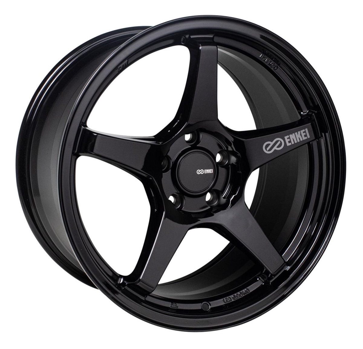 521-895-6538BK 18 x 9.5 in. 5 x 114.3 38mm Offset 72.6 mm Bore Wheel Tuning Series Gloss - Black