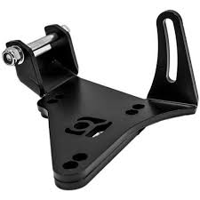 H-Series Black Steel H22 Alternator Relocation Bracket