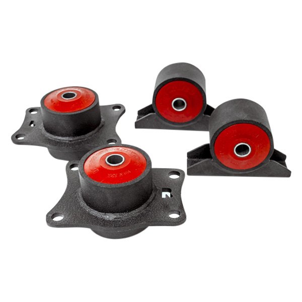 F-Series Black Steel Mounts 95A Bushings for 2000-2009 Honda S2000