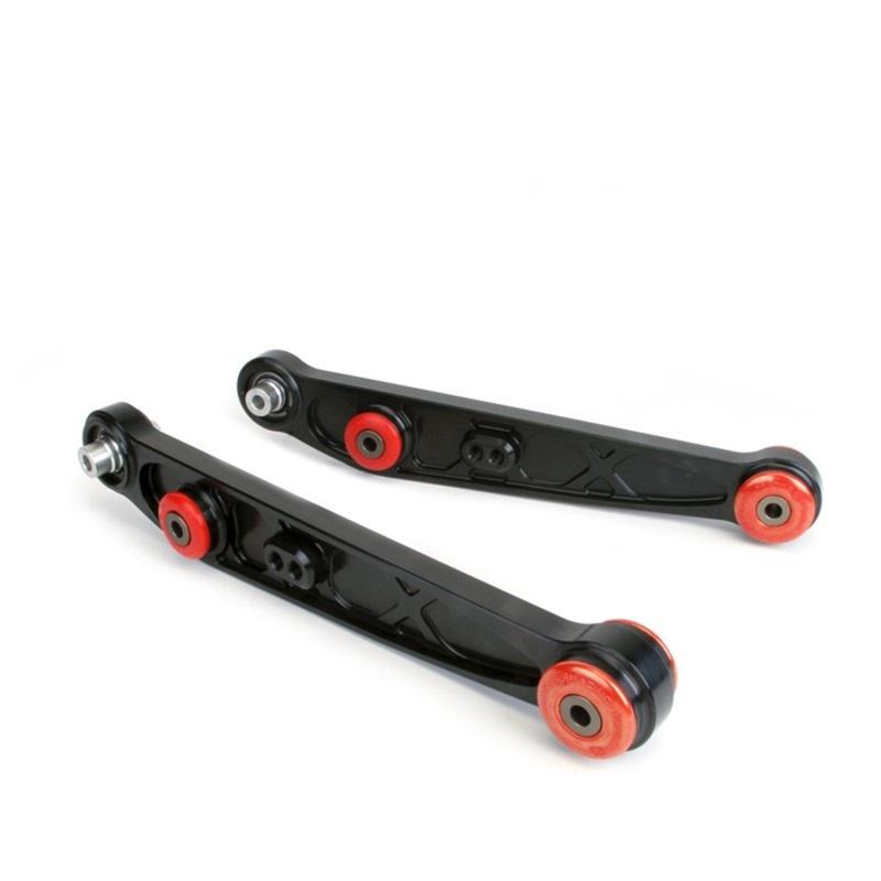Black Alpha Series Rear Lower Control Arm Set for Honda Acura EG DC