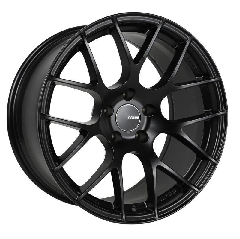 467-885-6535BK Raijin 18 x 8.5 in. 5 x 114.3 Bolt Pattern 35 mm Offset Matte Black Wheel