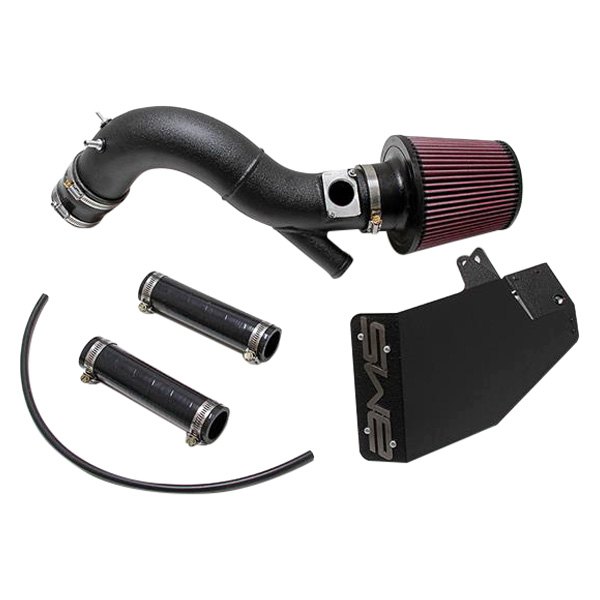 .04.08.0002-2 Intake Pipe with MAF Housing & Breather Bungs for 2008-2015 Mitsubishi Evolution, Black