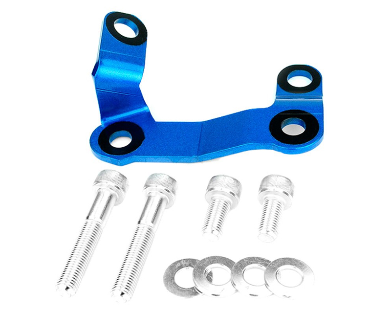Power Steering Rack Brace - Black - Durable Steel Construction