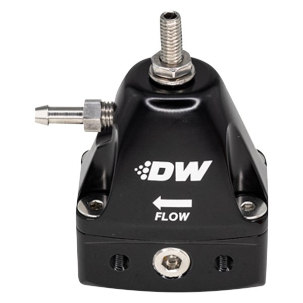 DWR1000iL In-Line Adjustable Fuel Pressure Regulator, Black