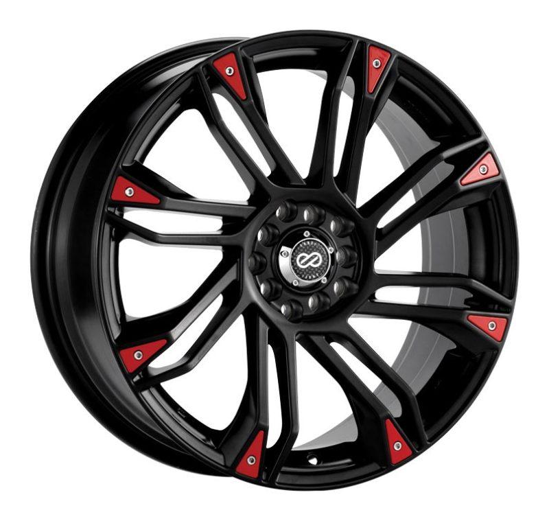 GW8 17 x 7 in. 5 x 100-114.3 Bolt Pattern 42 mm Offset 72.6 Bore Matte Black Wheel