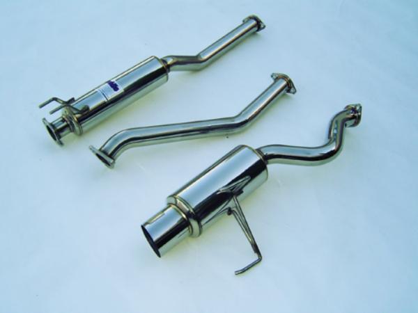 101 mm Tip Cat- Back Exhaust for 2002 Plus Honda Civic Si 3 Door