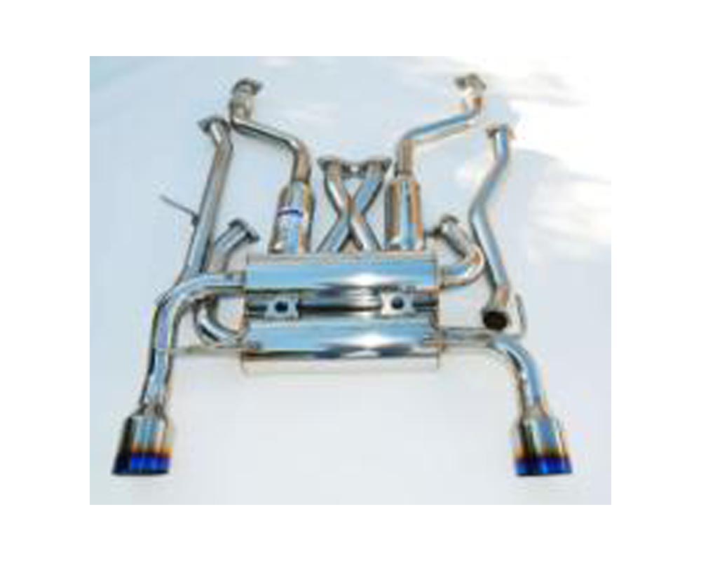 HS07IG7GIT Single Layer Titanium Tip Cat-back Exhaust for 2007 Plus Infiniti G37 Coupe Gemini